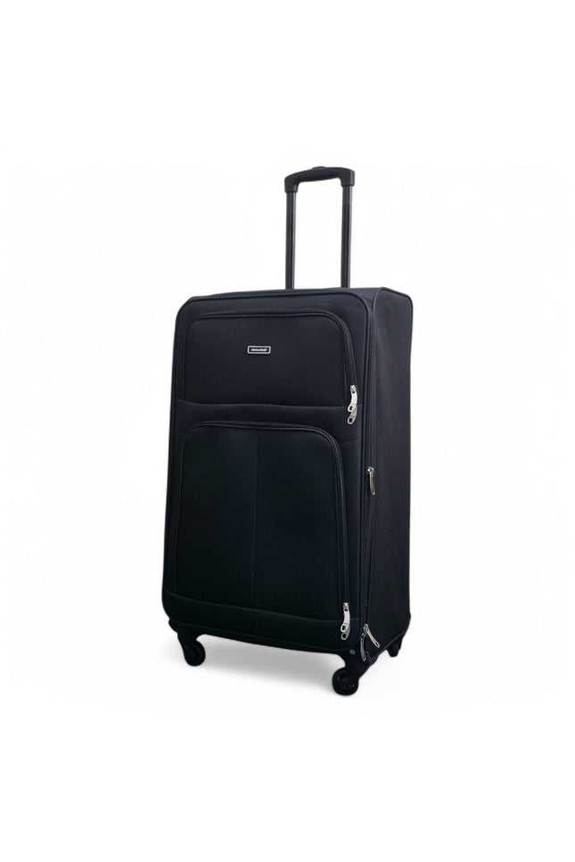 Tahara Large Soft Shell Suitcase in Black