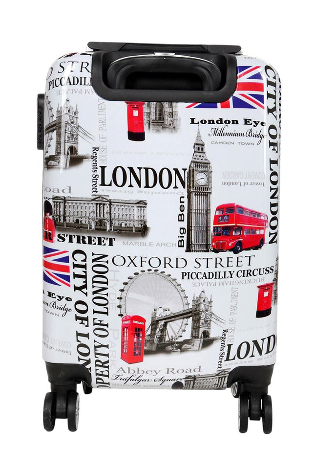 Cooma Cabin Hard Shell Suitcase London in Black Flower