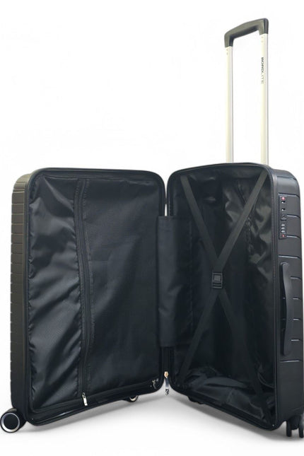 Kariya Medium Hard Shell Suitcase in Black
