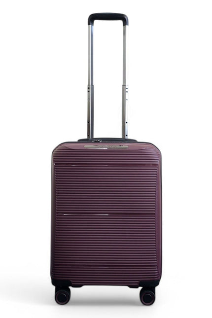 Abiko Cabin Hard Shell Suitcase in Burgundy