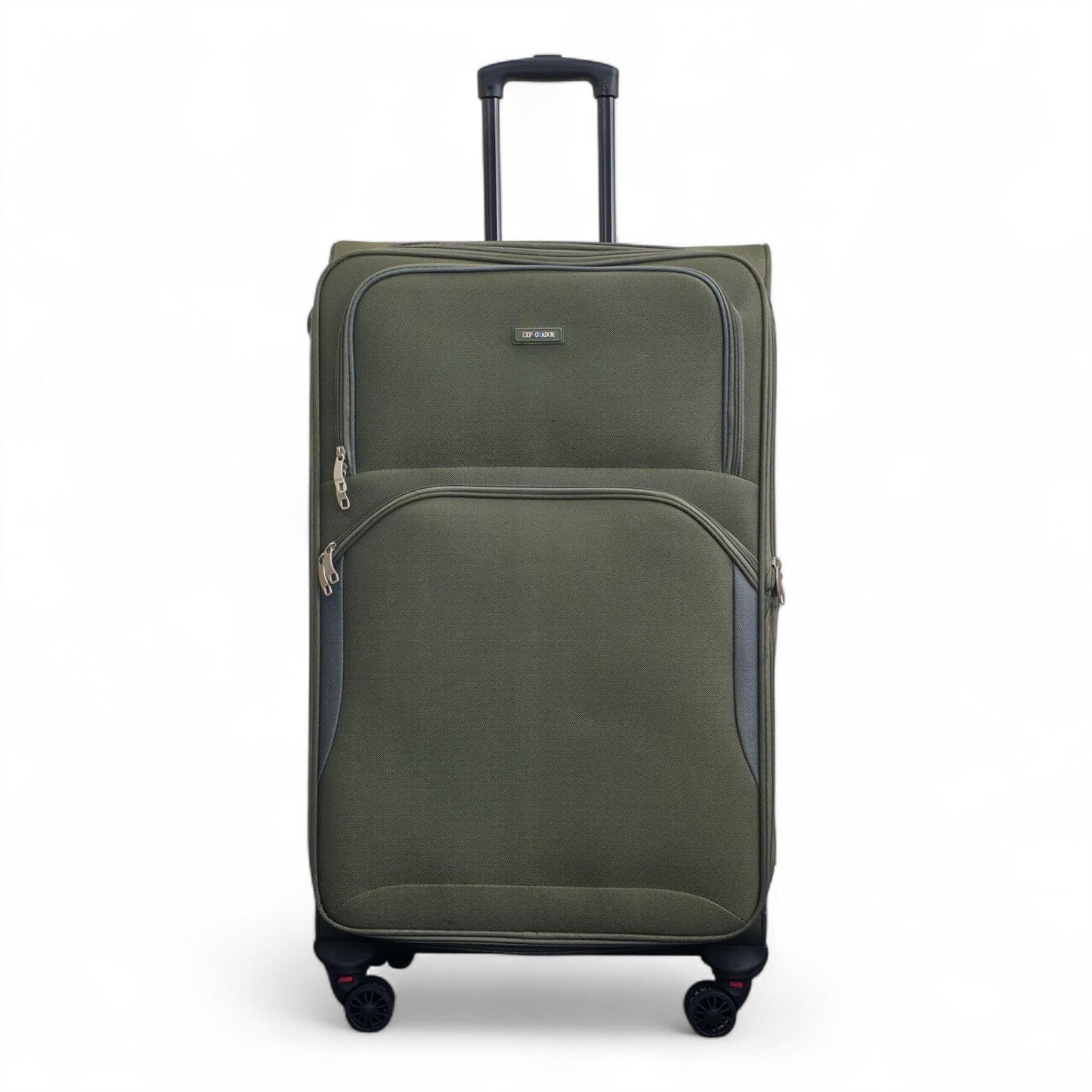 Gosford Large Soft Shell Suitcase in Green