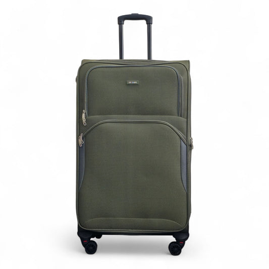 Gosford Large Soft Shell Suitcase in Green