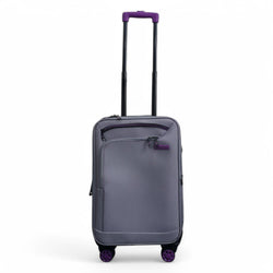 Handa Cabin Soft Shell Suitcase in Grey