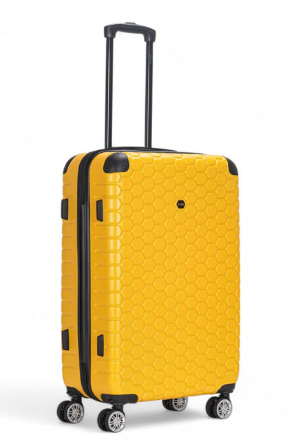 Noda Medium Hard Shell Suitcase in Yellow