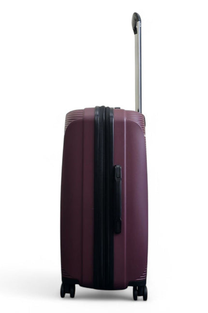 Abiko Medium Hard Shell Suitcase in Burgundy