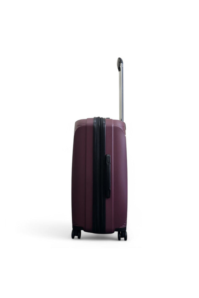 Abiko Medium Hard Shell Suitcase in Burgundy
