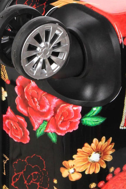 Ballina Large Hard Shell Suitcase in Black Queen Rosses