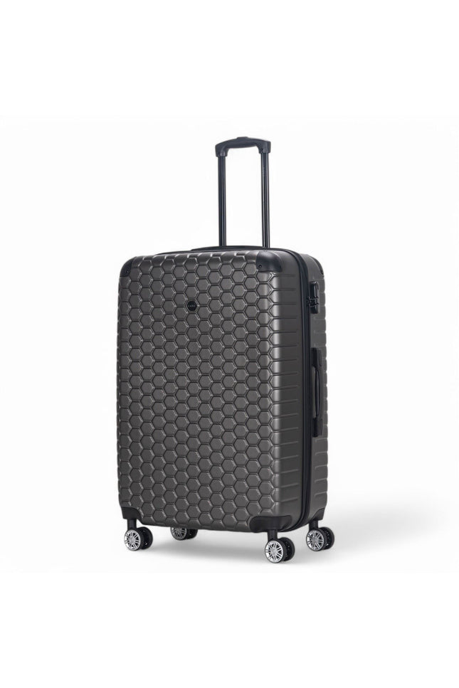 Noda Large Hard Shell Suitcase in Charcoal