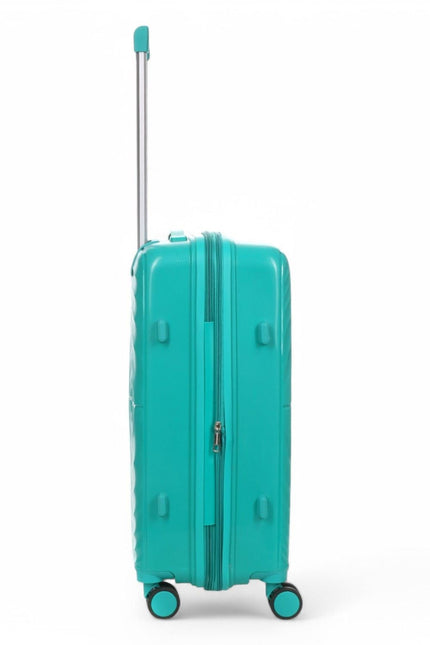 Balranald Medium Hard Shell Suitcase in Aqua Blue