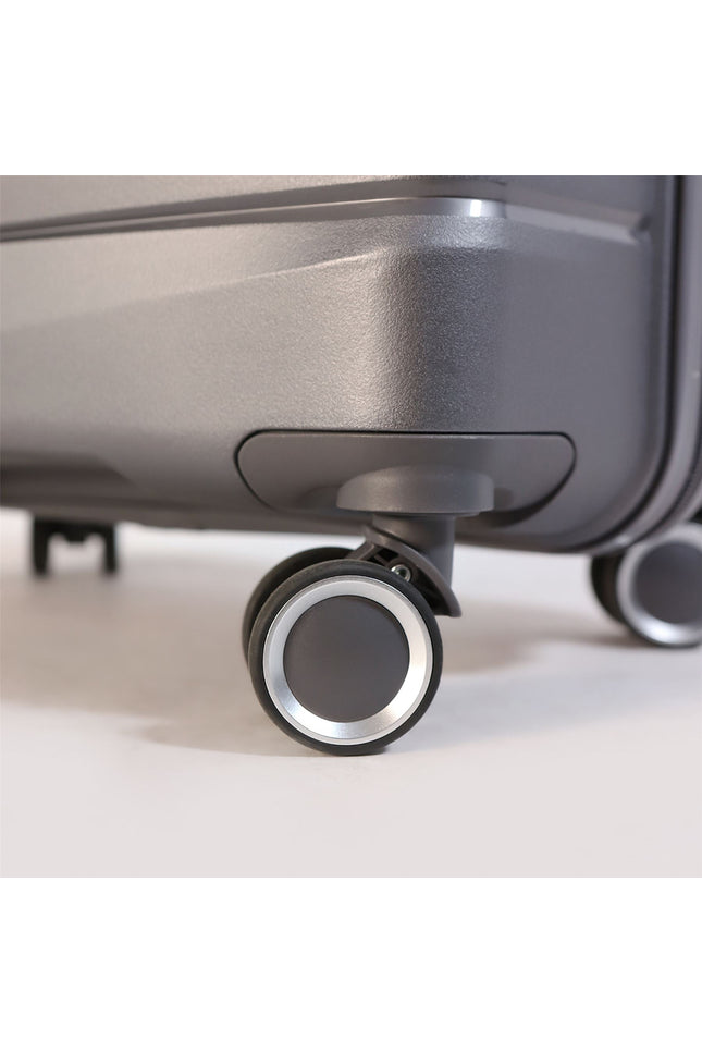 Forster Large Hard Shell TSA Suitcase in Smoke Grey