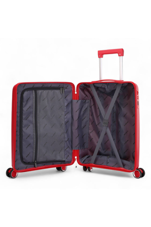 Burnaby Cabin Hard Shell Suitcase in Red