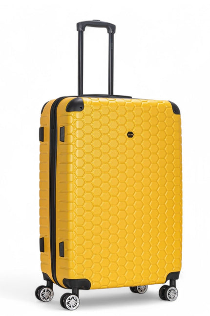 Noda Large Hard Shell Suitcase in Yellow