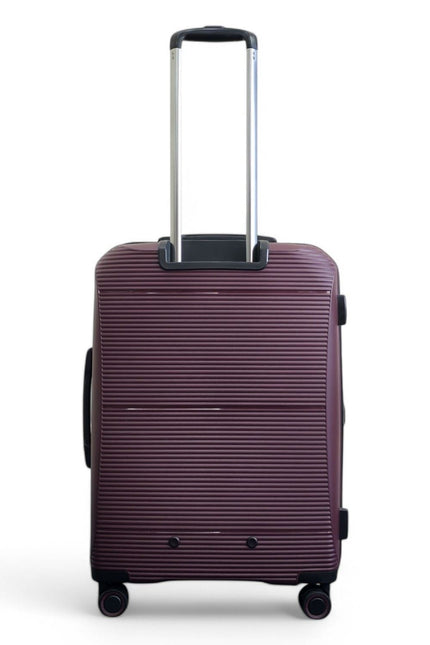 Abiko Medium Hard Shell Suitcase in Burgundy
