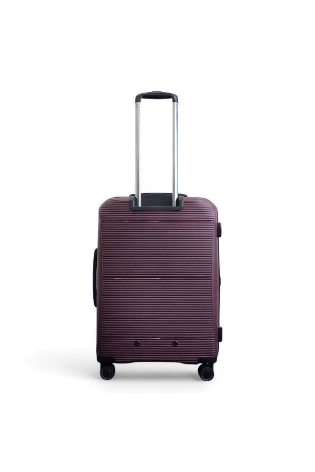 Abiko Medium Hard Shell Suitcase in Burgundy