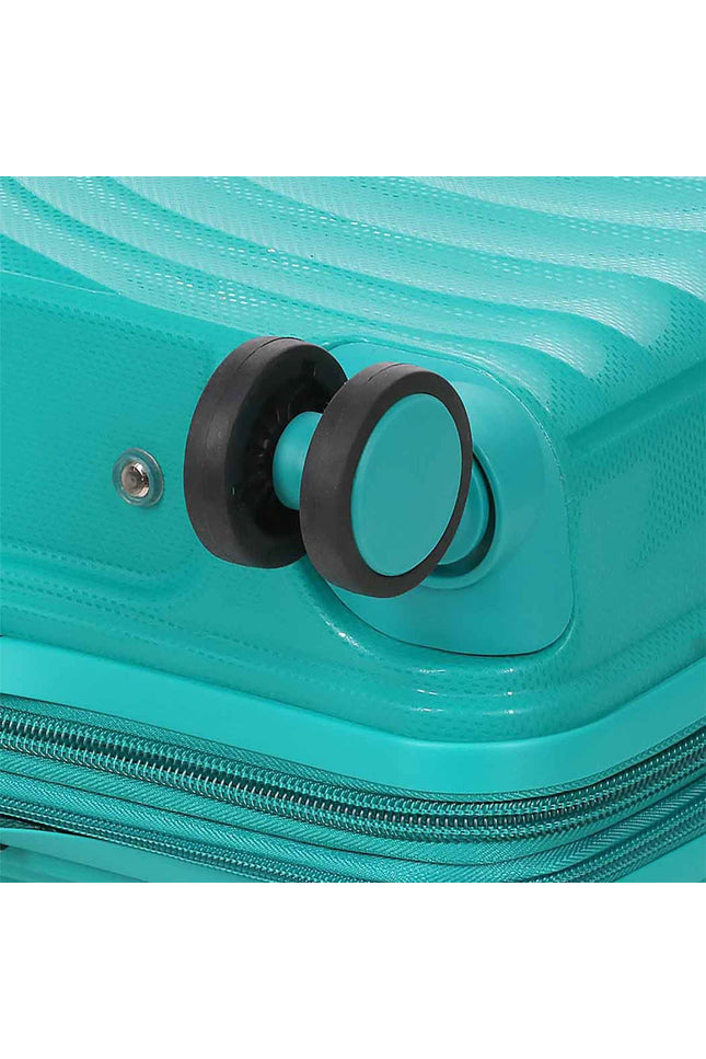 Balranald Large Hard Shell Suitcase in Aqua Blue