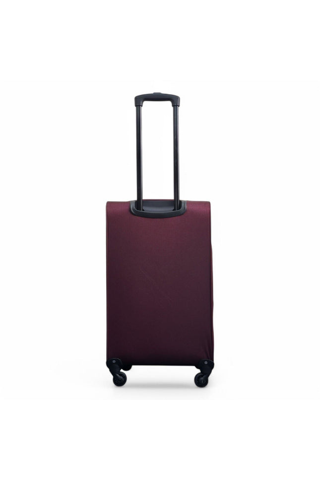 Tahara Large Soft Shell Suitcase in Wine