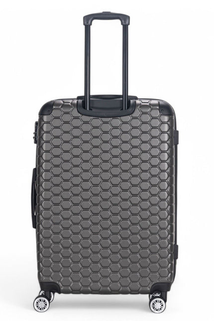 Noda Large Hard Shell Suitcase in Charcoal