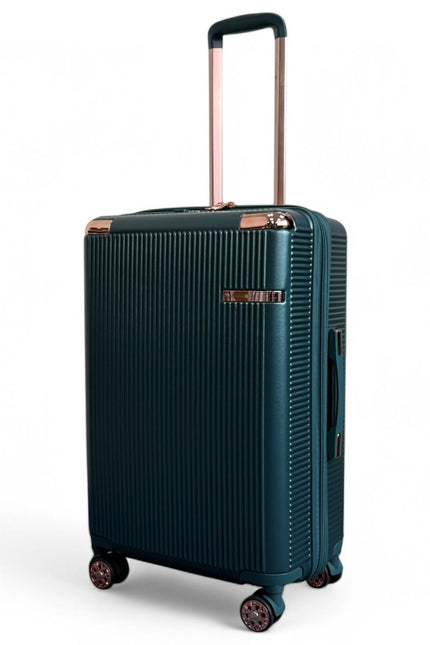 Cowra Medium Hard Shell Suitcase in Dark Green