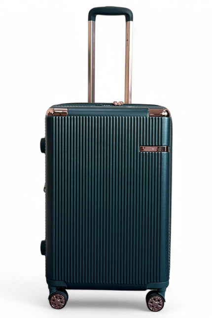Cowra Medium Hard Shell Suitcase in Dark Green