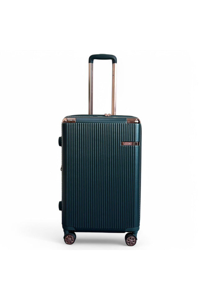 Cowra Medium Hard Shell Suitcase in Dark Green