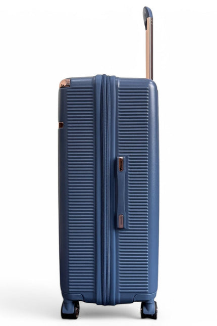 Cowra Large Hard Shell Suitcase in Navy Blue