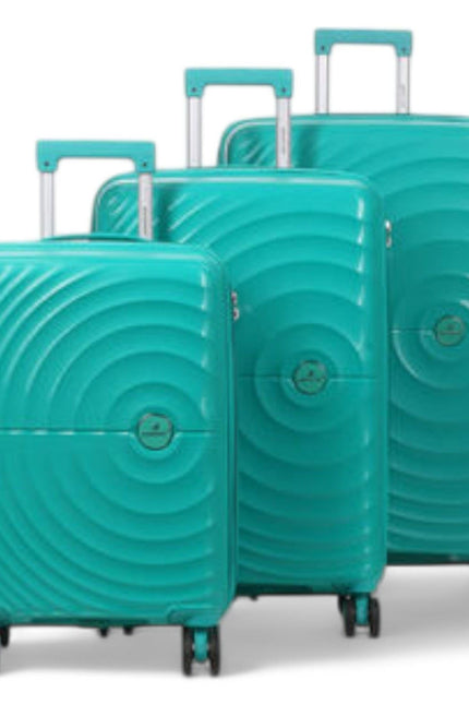 Balranald Set of 3 Hard Shell Suitcase in Aqua Blue