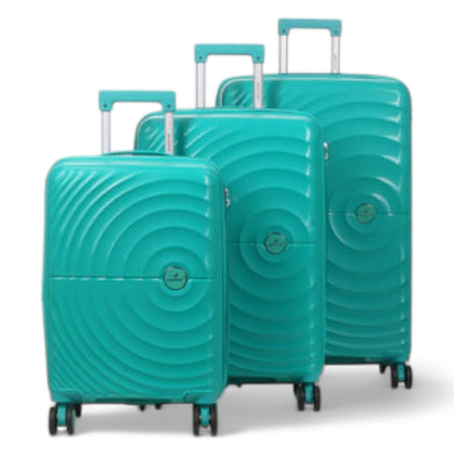 Balranald Set of 3 Hard Shell Suitcase in Aqua Blue