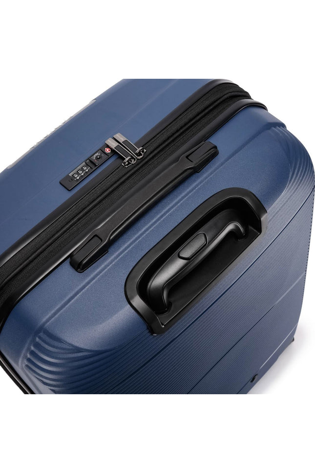 Abiko Medium Hard Shell Suitcase in Navy