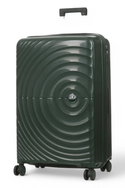 Balranald Large Hard Shell Suitcase in Dark Green