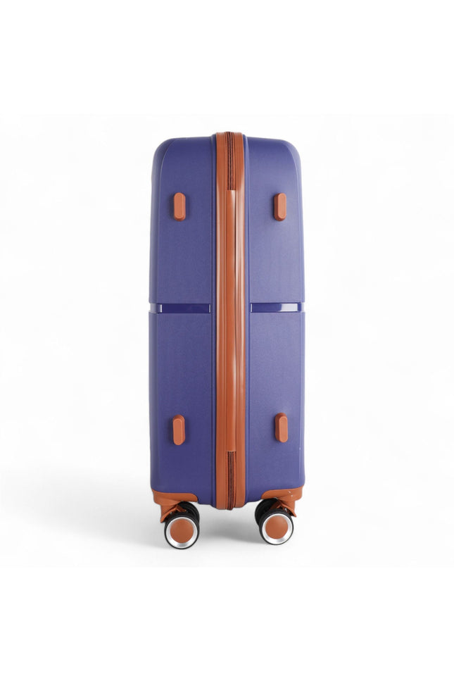 Corowa Large Hard Shell Suitcase in Teal Blue