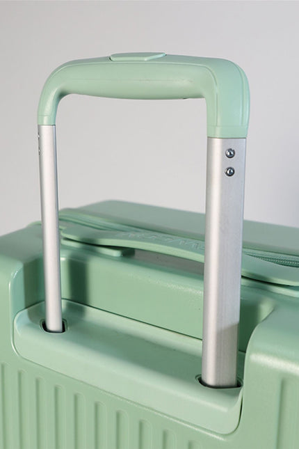 Hard Shell Cabin 44 x 22 x 38 cm Green TSA Secure Luggage Suitcase Suitable for Easyjet, Ryanair