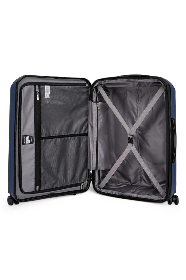 Abiko Set of 3 Hard Shell Suitcase in Navy
