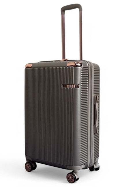 Cowra Medium Hard Shell Suitcase in Champagne ( Beige )