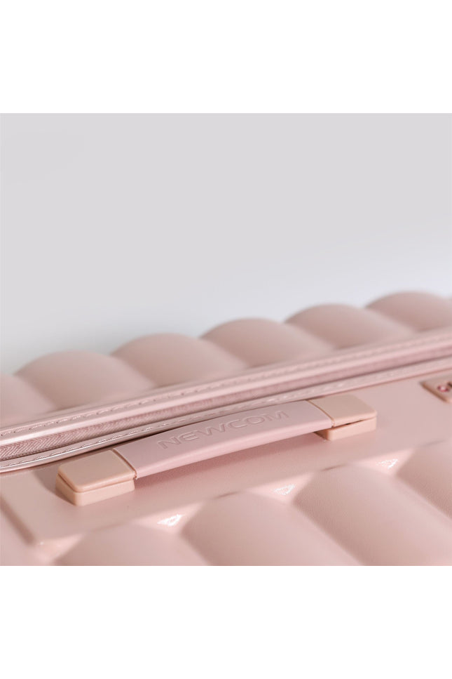 Hard Shell Cabin 37 x 22 x 55 cm Pink TSA Secure Luggage Suitcase Suitable for Easyjet, Ryanair