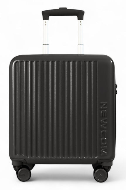 Hard Shell Cabin 44 x 22 x 38 cm Black TSA Secure Luggage Suitcase Suitable for Easyjet, Ryanair