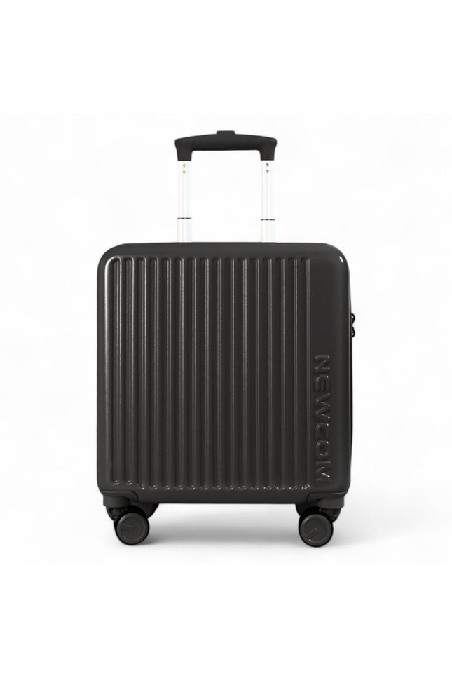 Hard Shell Cabin 44 x 22 x 38 cm Black TSA Secure Luggage Suitcase Suitable for Easyjet, Ryanair