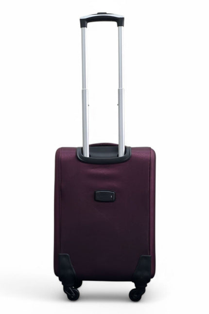 Nagoya Cabin Soft Shell Suitcase in Purple