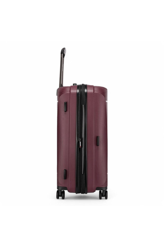 Abiko Large Hard Shell Suitcase in Burgundy