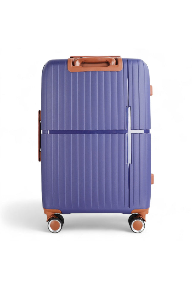 Corowa Large Hard Shell Suitcase in Teal Blue