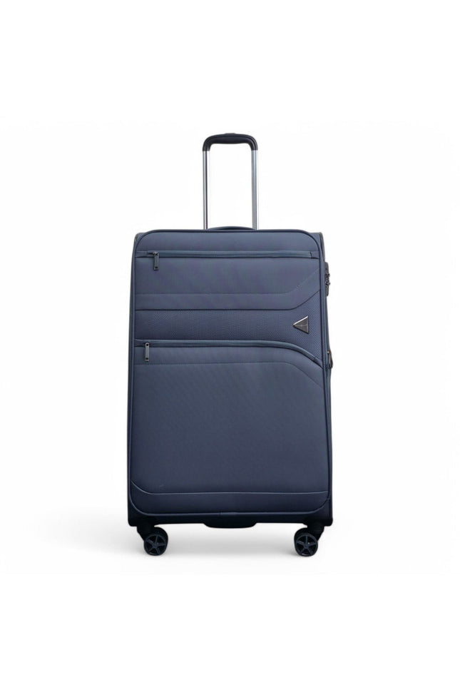 Corby Large Soft Shell Suitcase in Grey