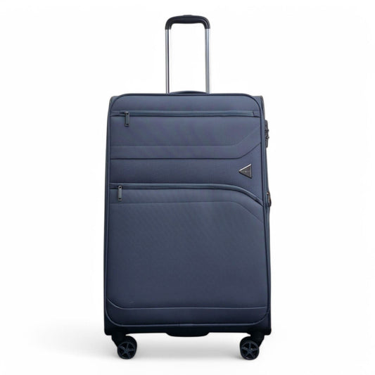 Corby Large Soft Shell Suitcase in Grey