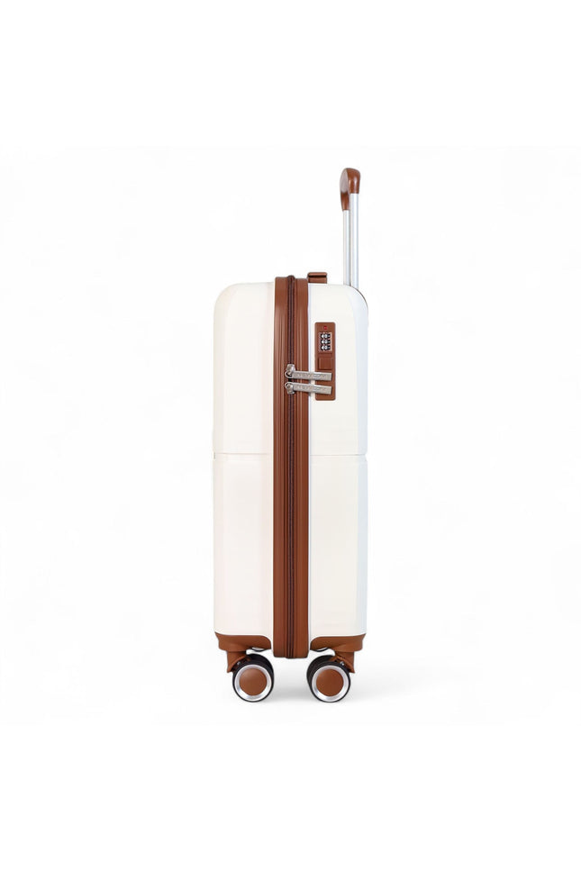 Corowa Cabin Hard Shell Suitcase in White