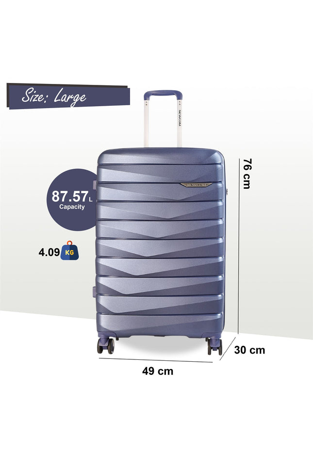Forster Large Hard Shell TSA Suitcase in Blue