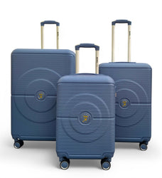 Seto Set of 3 Hard Shell Suitcase in Light Blue