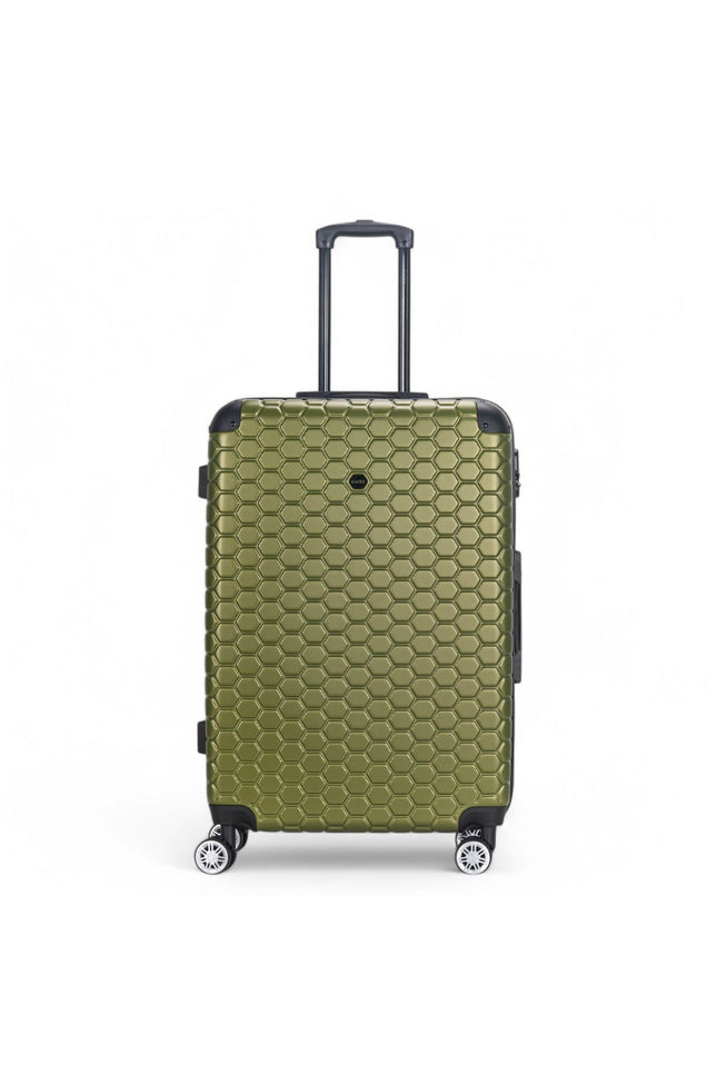 Noda Large Hard Shell Suitcase in Green