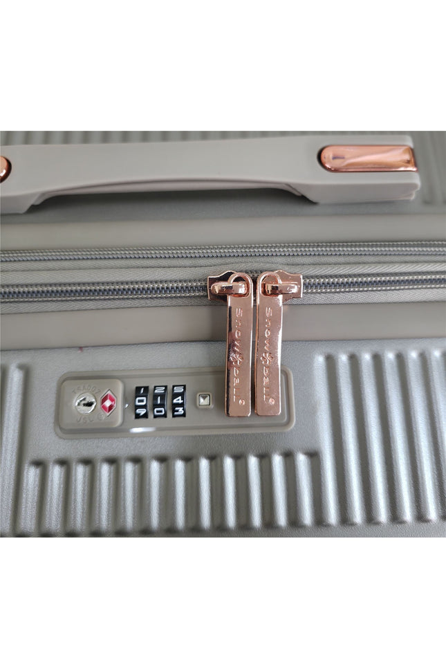 Cowra Cabin Hard Shell Suitcase in Champagne ( Beige )