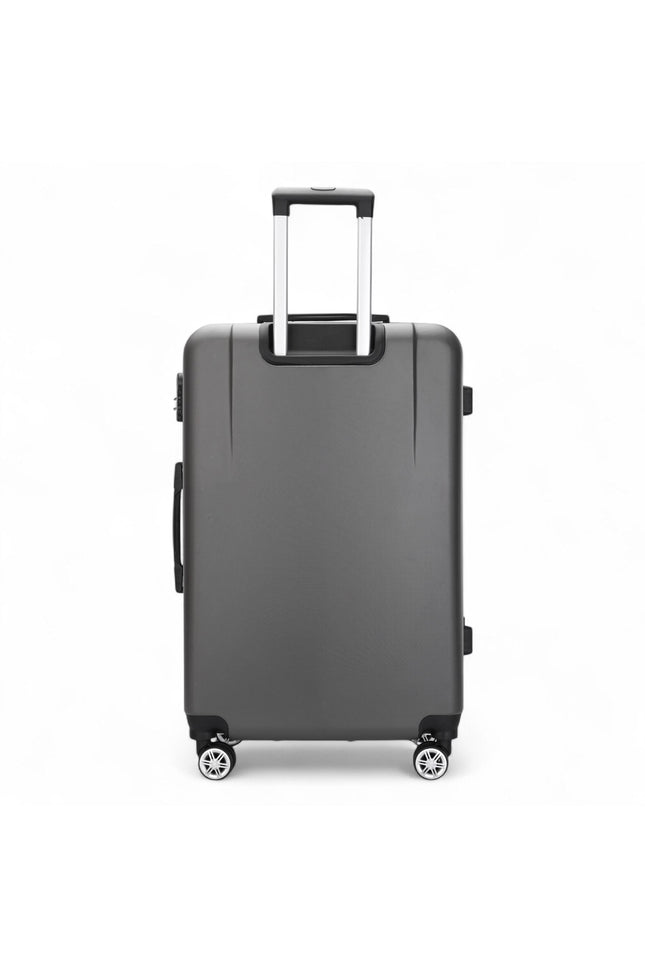 Calgary Medium Hard Shell Suitcase in Charcoal Black