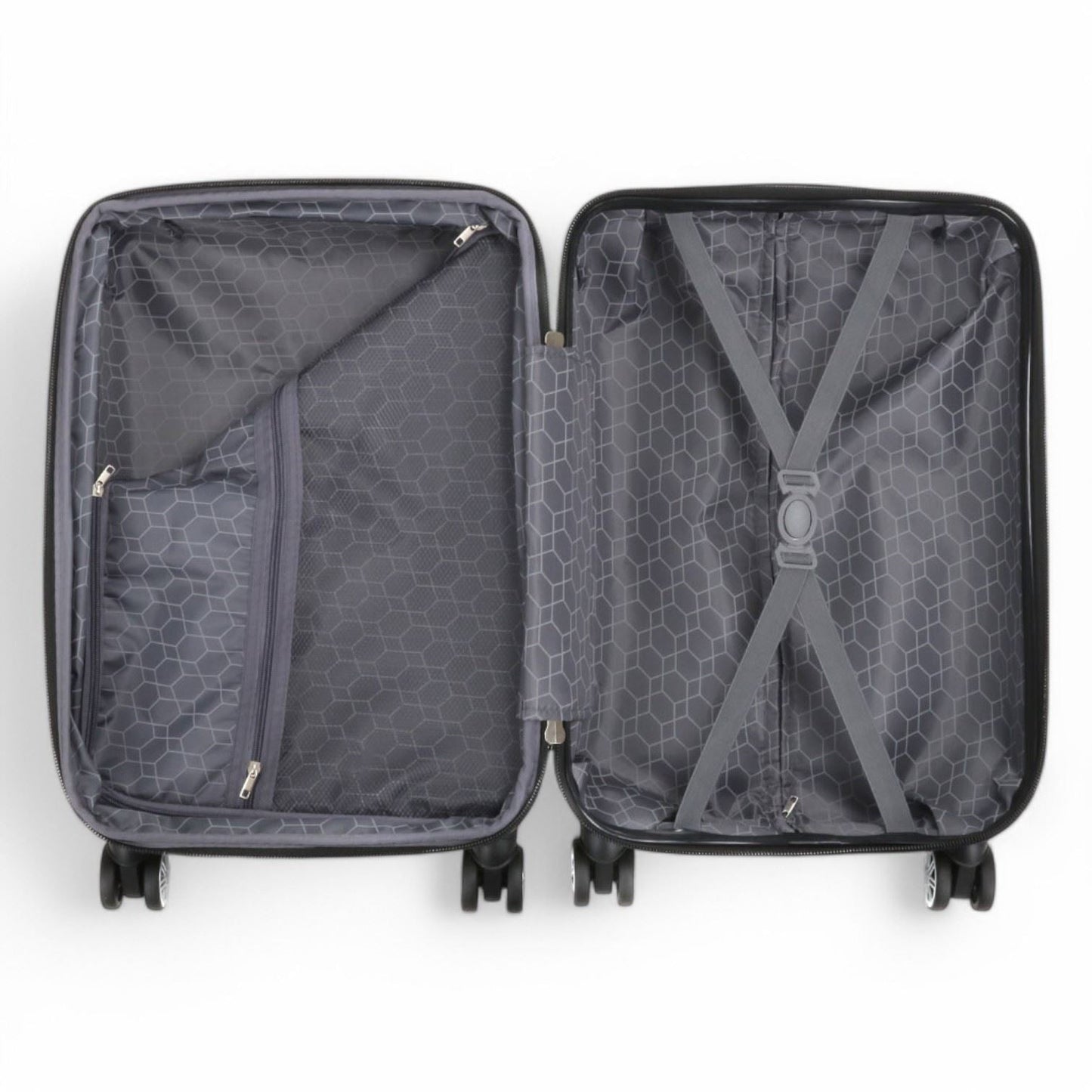 Bega Cabin Hard Shell Suitcase in Silver