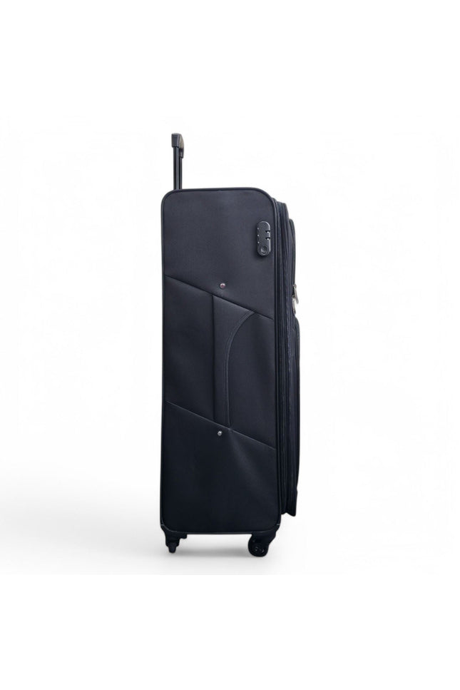 Tahara X-Large Soft Shell Suitcase in Black