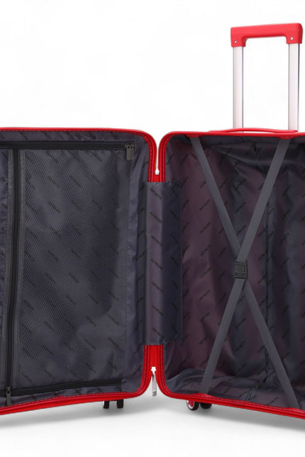 Burnaby Large Hard Shell Suitcase in Red
